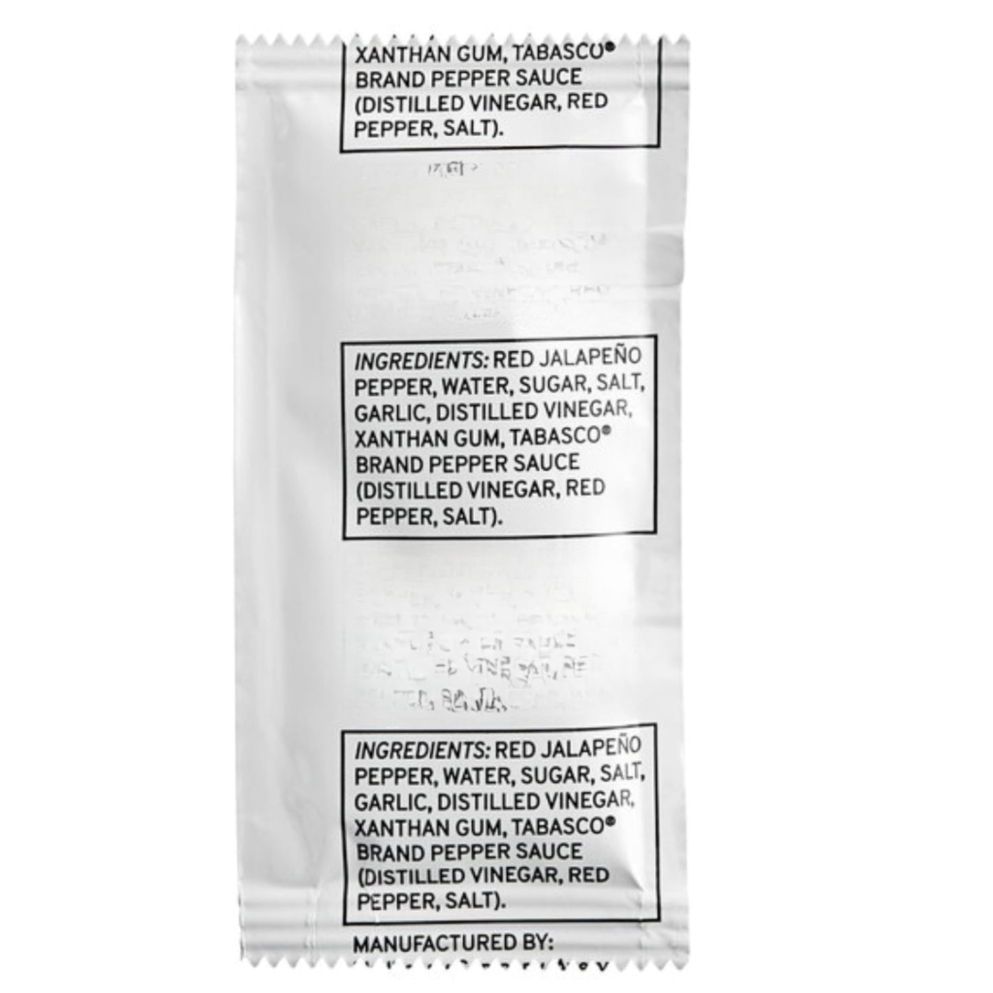 Hot Sauce Packets Variety Pack - 30 Count (10 Original 3g, 10 Green Jalapeño 3g, 10 Sriracha 6g) - Individual Portion Control Condiment Packets