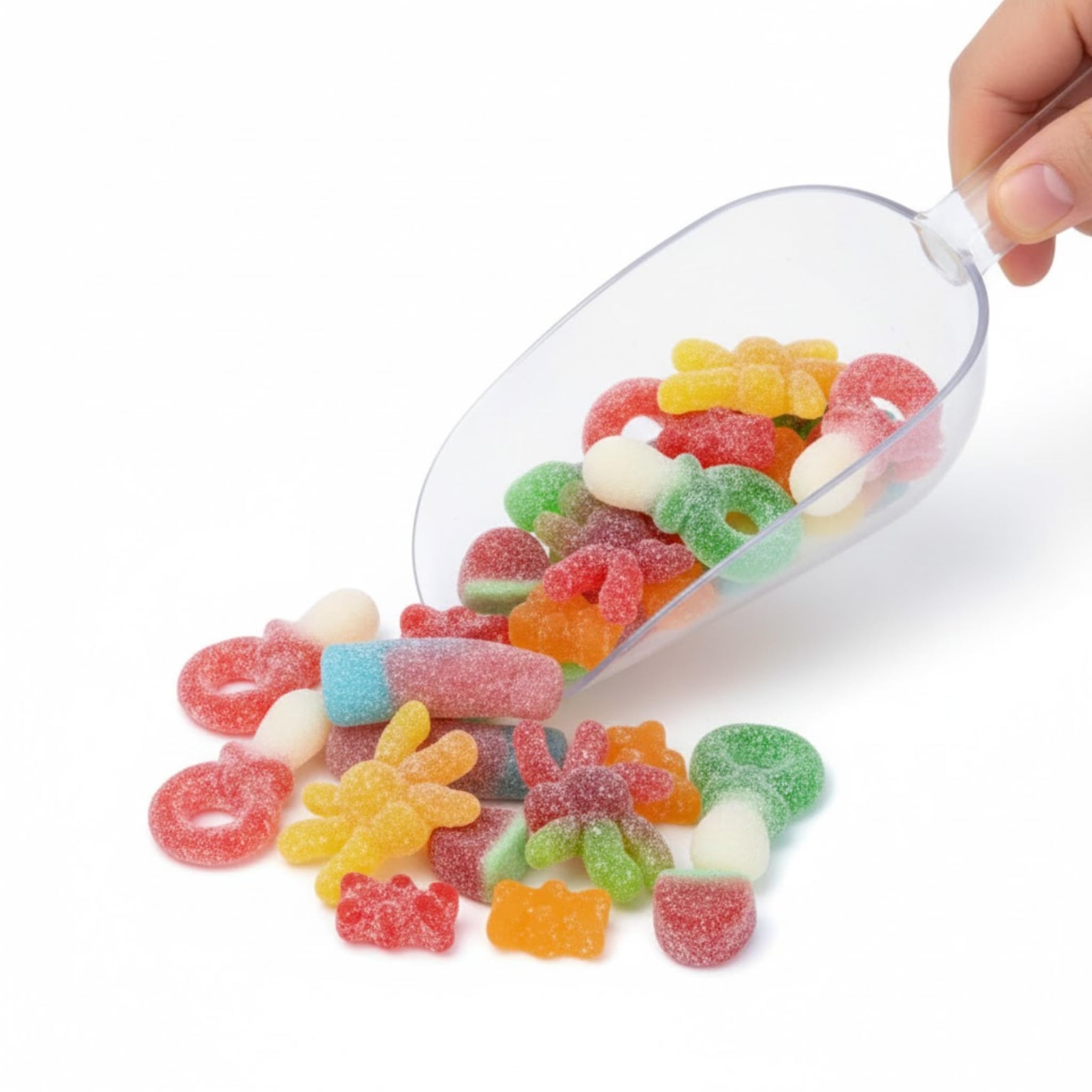 ASSORTIT Premium Unwrapped Fun Sour Gummy Mix Candy Bulk Variety Pack 4.4 Lbs - Assorted Bulk Candies Tropical Fruit Gummies, Perfect For Parties
