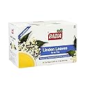 Badia Linden Tea, 25 Bags - Calming Linden Leaf & Flower Herbal Infusion, Support Respiratory, Immune System, and Relaxation - Natural Tilo Tea