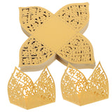 iplusmile 50Pcs Decorative Chocolate Wrappers Truffle Cups for Weddings and Parties Hollow Liners for Baking Table Centerpieces