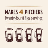 Don Francisco's Organic Cold Brew Coffee Pitcher Packs, 8 Count - Easy At-Home Prep - Smooth, Rich, Chocolate Notes - Medium-Dark Roast, 100% Arabica