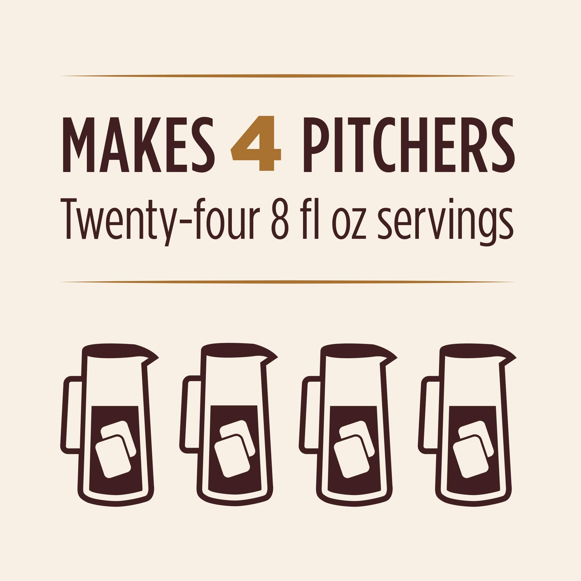 Don Francisco's Organic Cold Brew Coffee Pitcher Packs, 8 Count - Easy At-Home Prep - Smooth, Rich, Chocolate Notes - Medium-Dark Roast, 100% Arabica