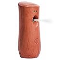 Automatic Air Freshener Spray Dispenser: Automatic Spray Dispenser with Elegant Wood Design for Commercial or Home Use (1-Pack), Battery Powered Free