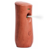 Automatic Air Freshener Spray Dispenser: Automatic Spray Dispenser with Elegant Wood Design for Commercial or Home Use (1-Pack), Battery Powered Free