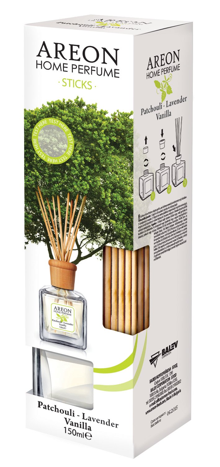 Air-freshener Long Lasting Sticks Patchouli AREON 2.87 oz For Home Kitchen Office Spa Gym Restaurant