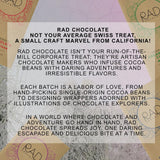 Rad Chocolate Vegan Milk Chocolate Coconut Sugar | 3 Pack | Certified Organic | Gluten & Soy Free Chocolate | Paleo Friendly