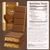 Dubai Chocolate Pistachio Bar 3.5oz | Crispy Kunafa & Creamy Pistachio Filling | Rich Gourmet Chocolate | Unique Sweet Gift Idea (3.5 Oz, Biscuit