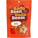 Bada Bean Bada Boom - Plant-Based Protein, Gluten Free, Vegan, Crunchy Roasted Broad (Fava) Bean Snacks, 110 Calories per Serving, Sweet Sriracha, 4.5