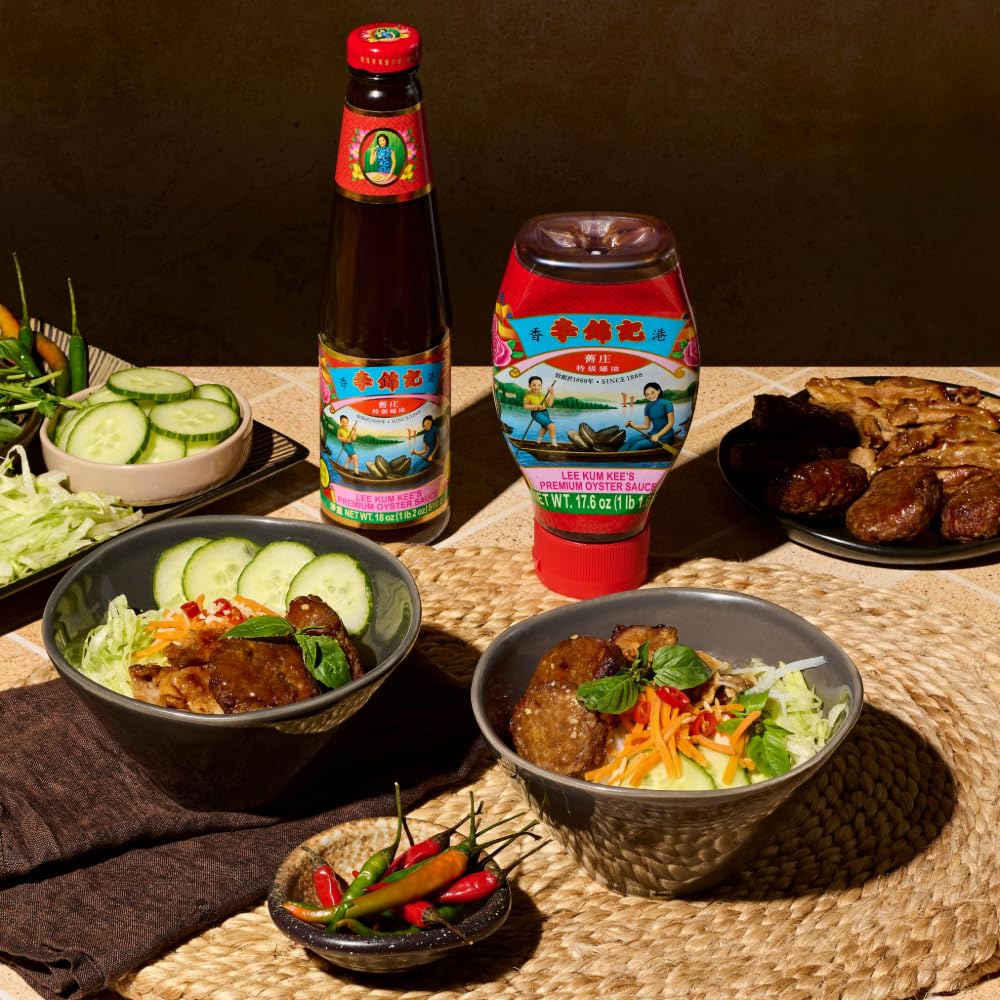 Lee Kum Kee Premium Oyster Sauce Squeeze Bottle (11.5 oz - 1 Pack) Rich & Savory, All-Purpose Seasoning | Perfect for Stir-Frying, Drizzling