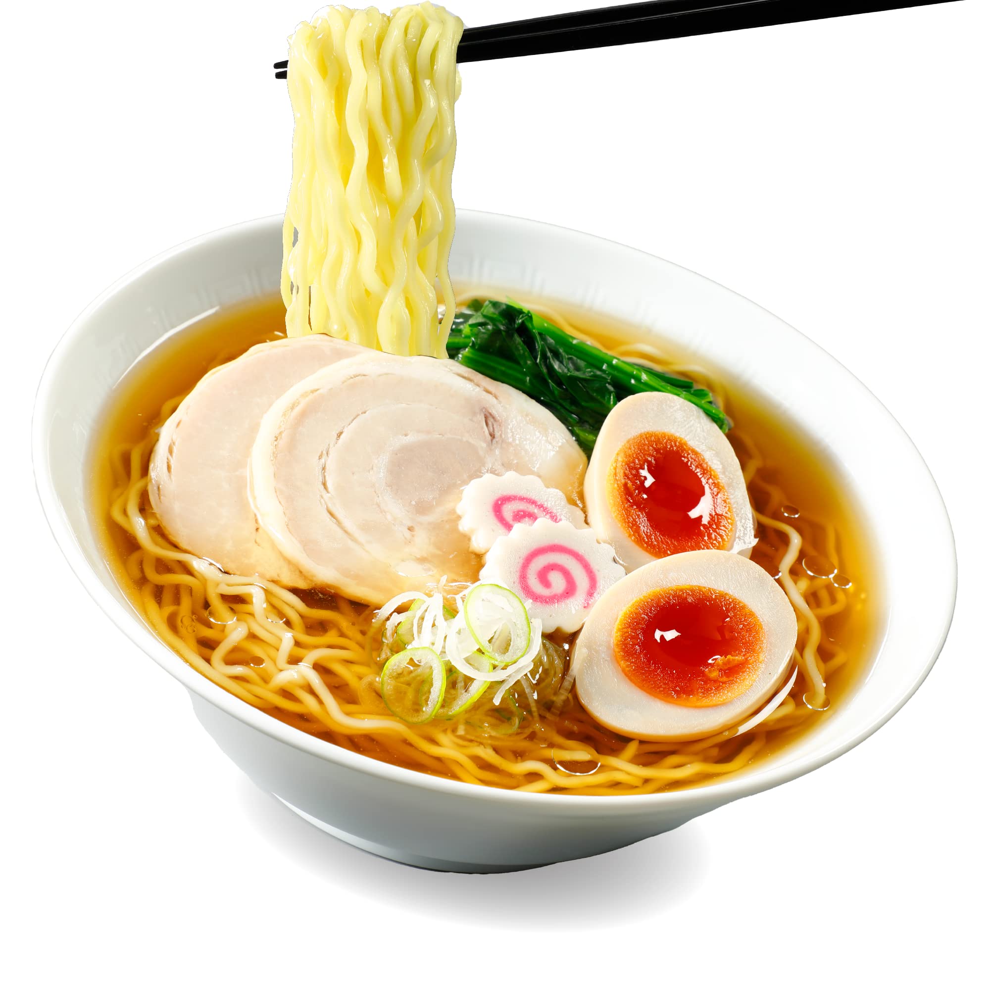Hakubaku Japanese Ramen Noodle Soup, SHOYU, 3.88oz (Pack of 6), Authentic Japanese ramen non-fried & soft noodles, shelf-stable