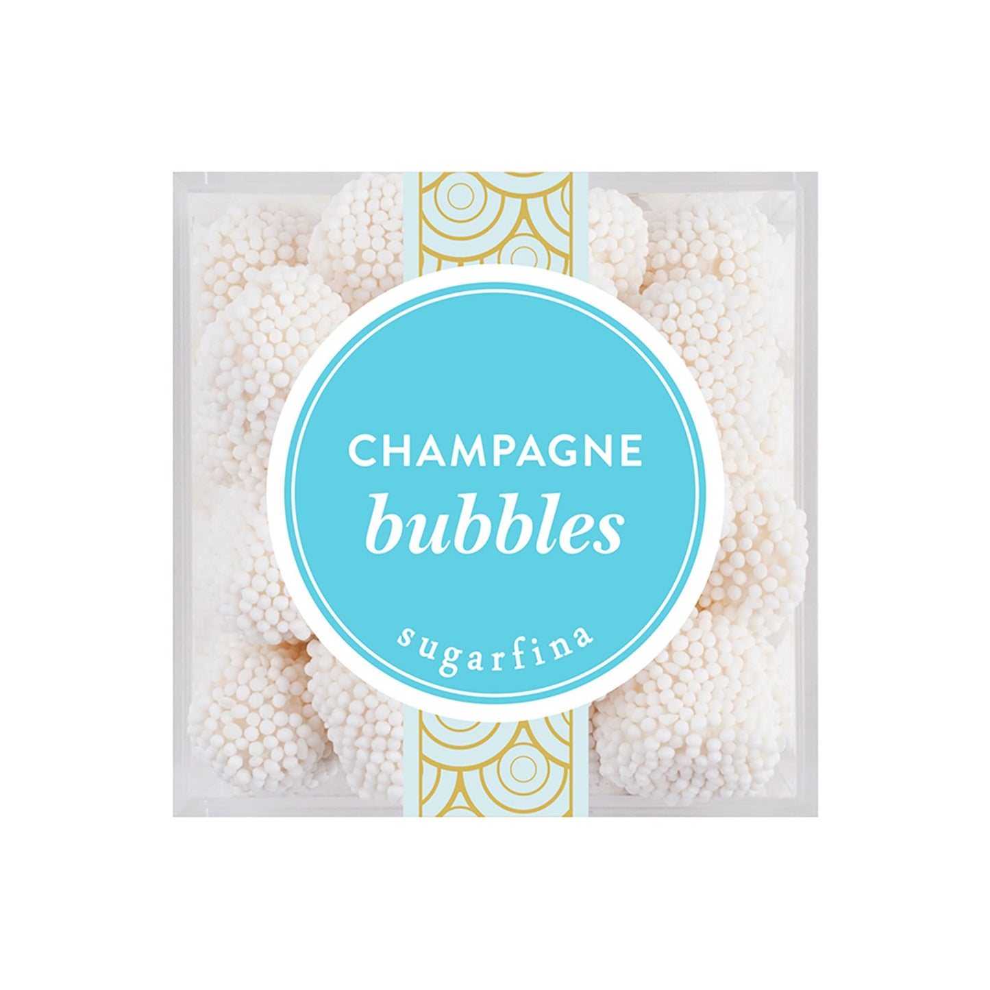 Sugarfina Champagne Bubbles Small Candy Cube, Gummies, 2.8 oz, 1 Count