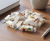 Jube Nougat Candy - 8 oz Soft Chewy Nougat with Fruity Jelly Pieces, Individually Wrapped, Creamy Milk Snack, Colorful Fruit, Bulk Sweet Treat