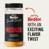 Frank’s RedHot Seasoning, Firecracker, Small Batch, Made for Chefs, Sweet & Savory Flavor for Wings, Pizza, Grilled Meat, Veggies, and More, 10.12 oz