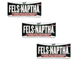 Fels Naptha Laundry Soap & Stain Remover Bar, Pack of 3