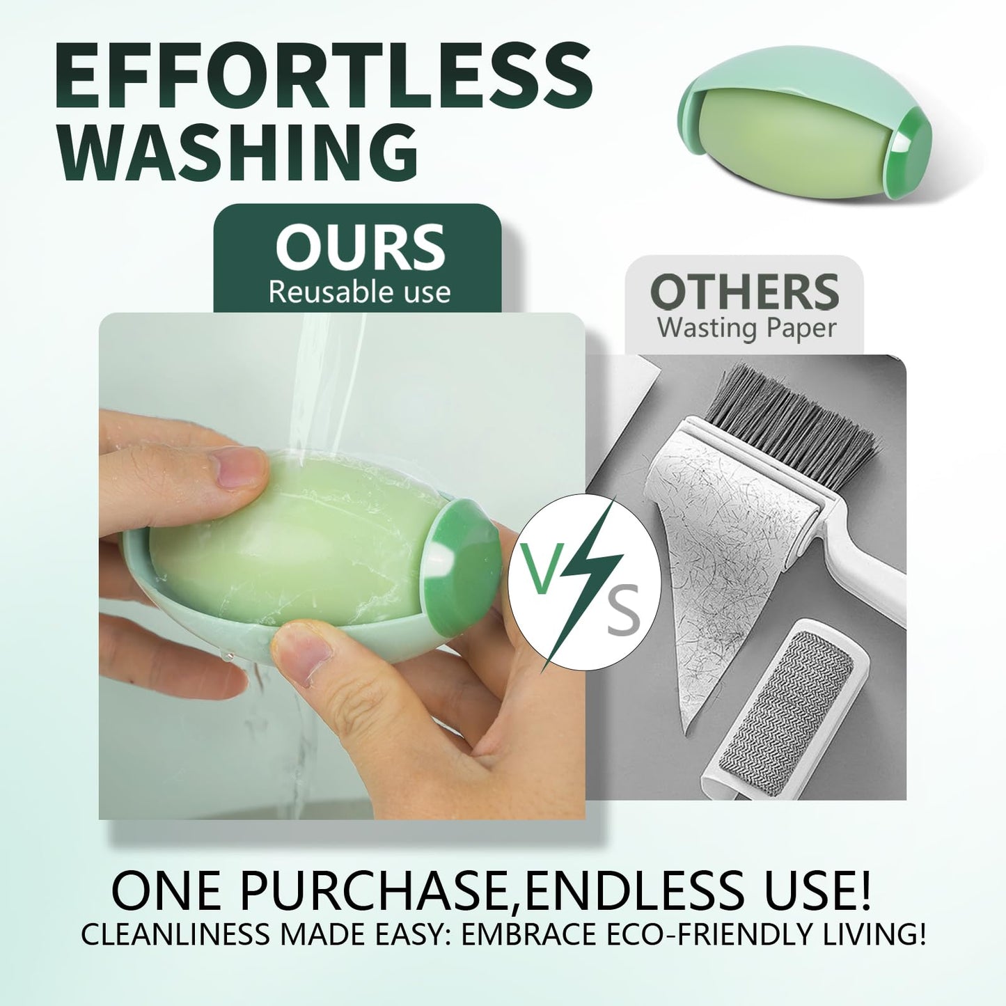 Nyosye Reusable Lint Roller for Pet Hair Extra Sticky, Travel Lint Roller for Clothes, Portable Washable Mini Lint Roller