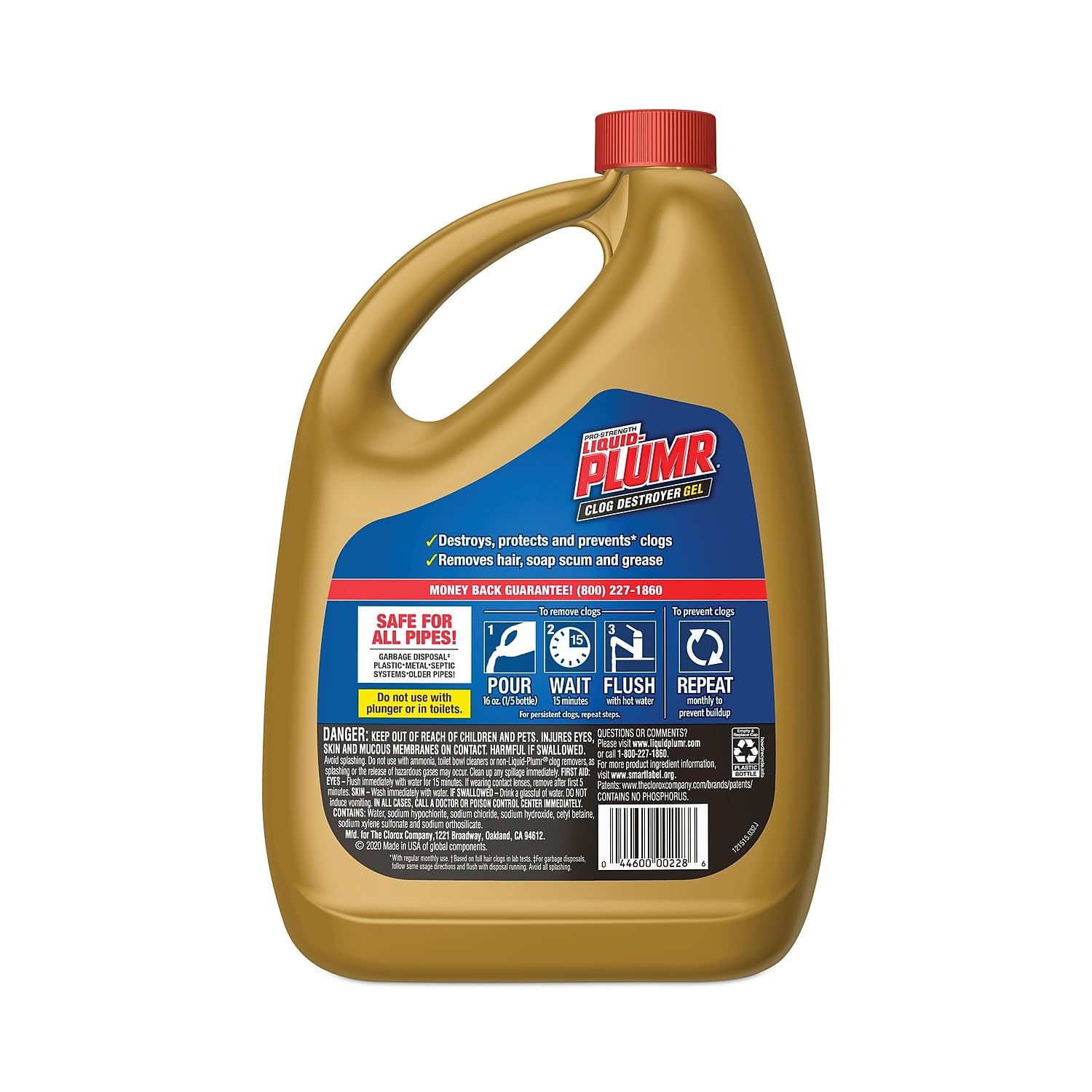Drain LIQ PLUMR PRO 80OZ