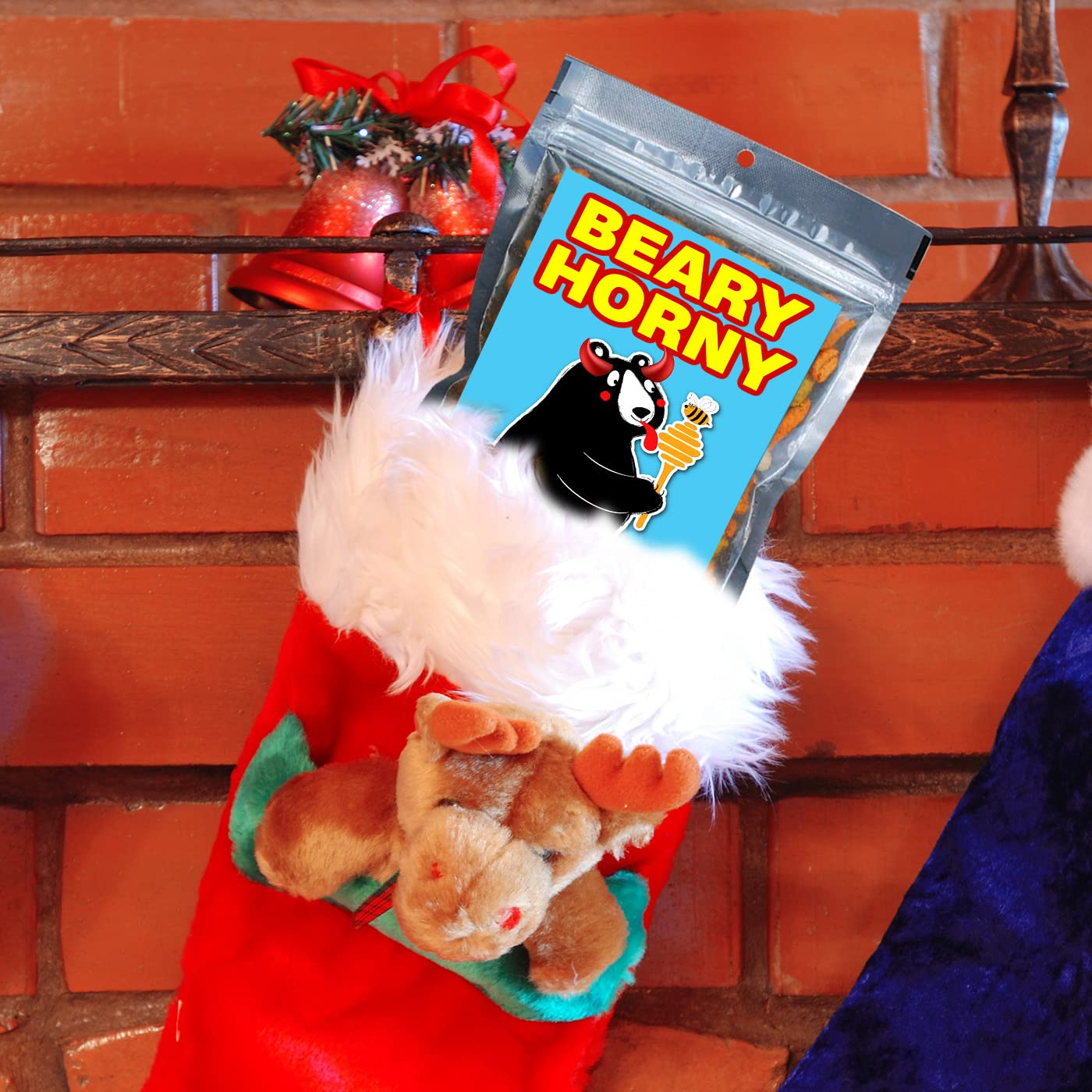 Beary Horny Gourmet Trail Mix - Funny Food Gifts for Adults - Girlfriends Gag Gift for Boyfriends - Snack Box Stuffer for Couples - Stocking Stuffers