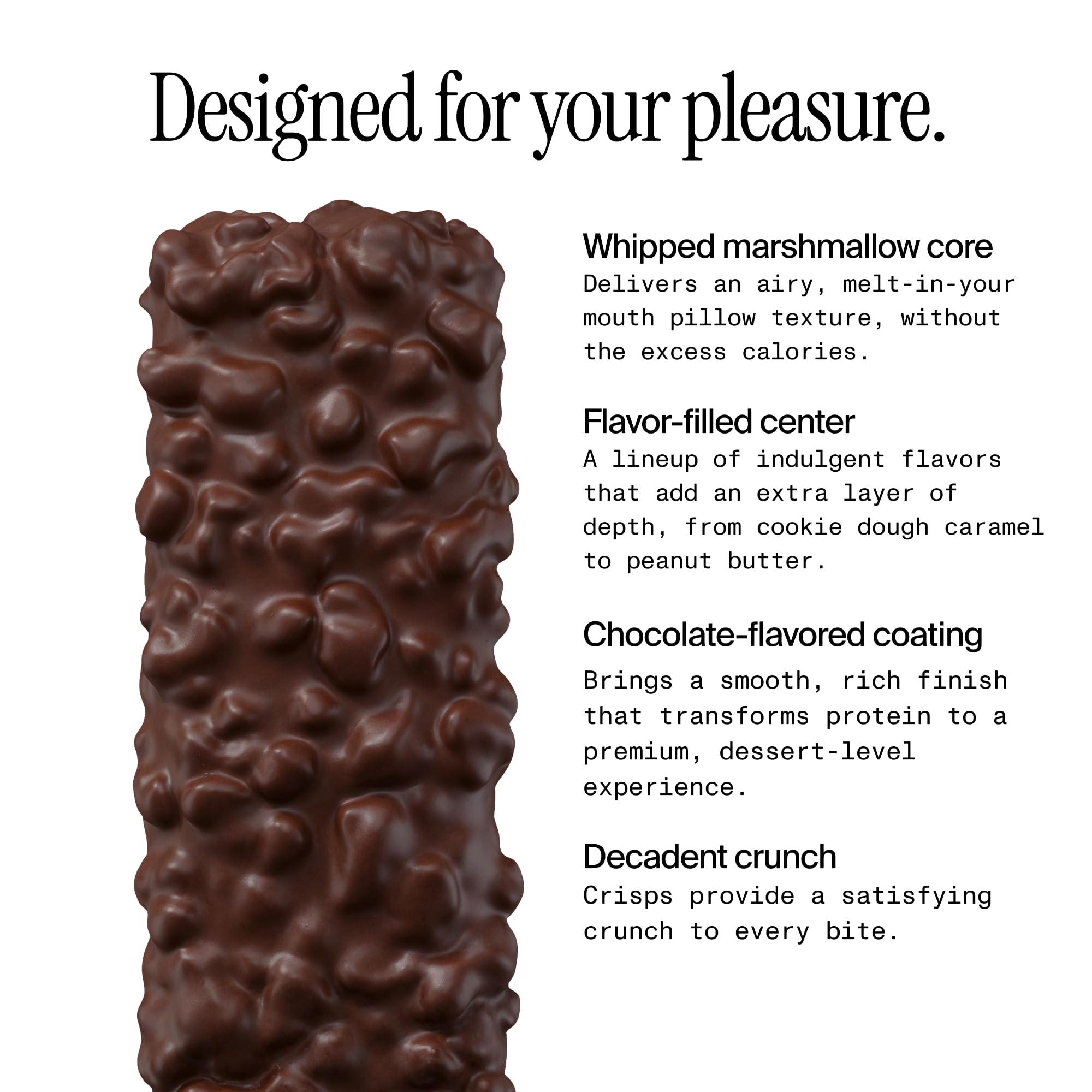 David Bronze High Protein Bars - Peanut Butter Chocolate Crunch Flavor - 0g of Sugar, Low Carb, Gluten Free - 20g of Protein, 150 Calories - On-The-Go