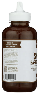 Lillie's Q, Smoky BBQ Sauce, 15 Ounce