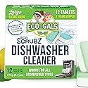 Eco-Gals Dishwasher Cleaner - 12 Tablets - 12 Month Supply - Unscented