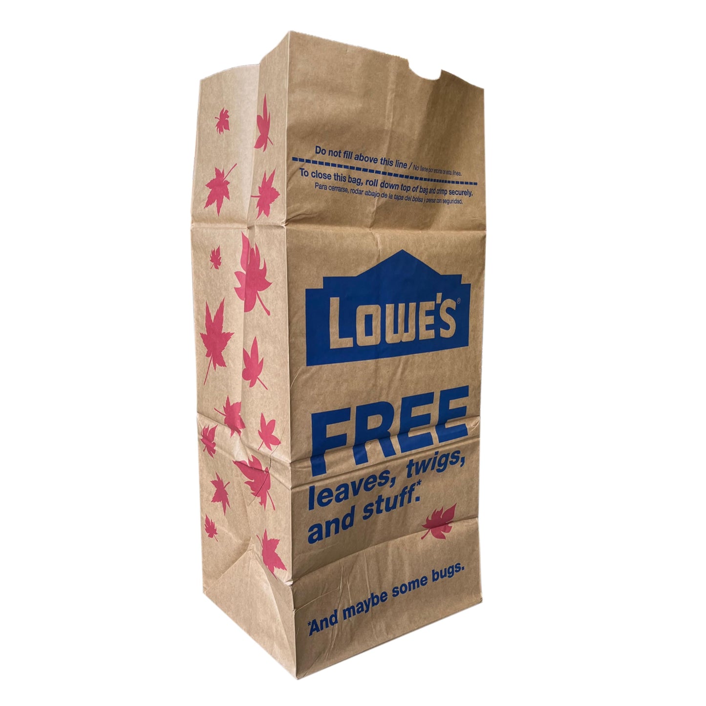 Lowe's 30 Gallon Heavy Duty Brown Paper Lawn and Refuse Bags for Home and Garden (10 Count), Large (LOWESLL)