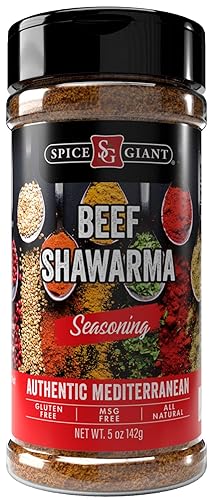 Beef Shawarma Seasoning 5 oz | Shawarma Spice | All Purpose Steak, Ground Beef, Chicken, Seafood & More Seasoning | Authentic Mediterranean Blend