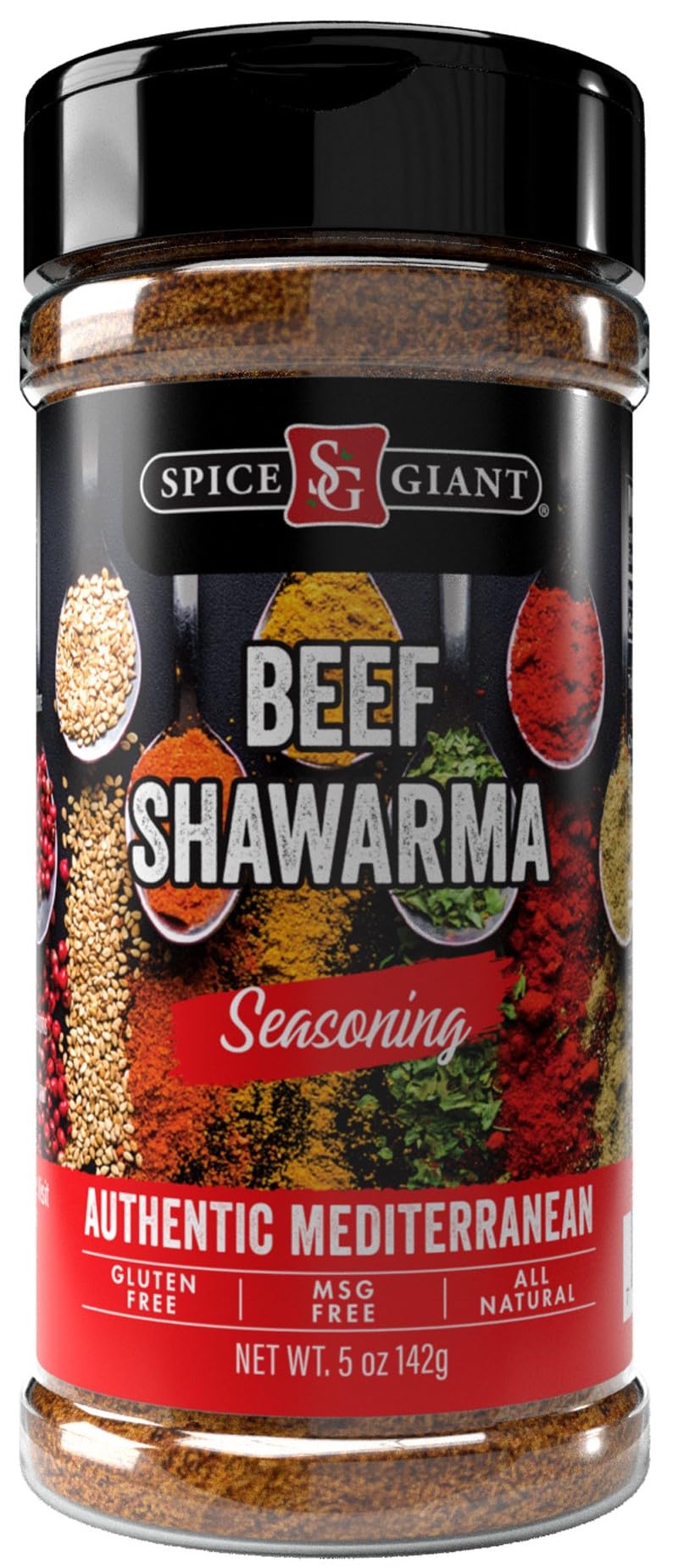 Beef Shawarma Seasoning 5 oz | Shawarma Spice | All Purpose Steak, Ground Beef, Chicken, Seafood & More Seasoning | Authentic Mediterranean Blend