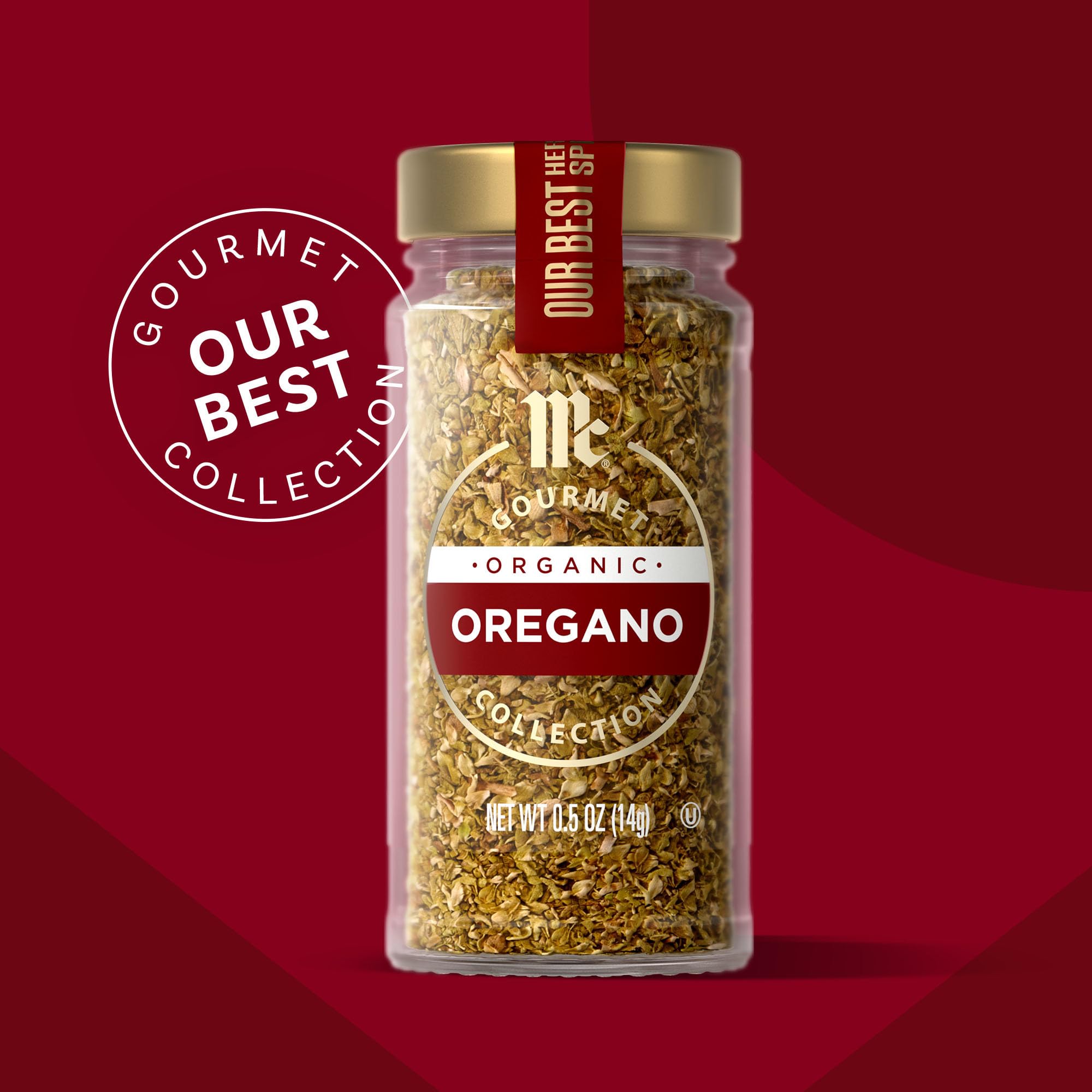 McCormick Gourmet Organic Oregano, 0.5 Oz
