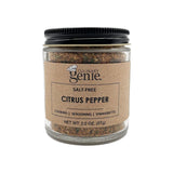 Culinary Genie Salt-Free Citrus Pepper Seasoning Blend - Lemon Pepper Style with Orange Zest, No Salt or Sugar Added