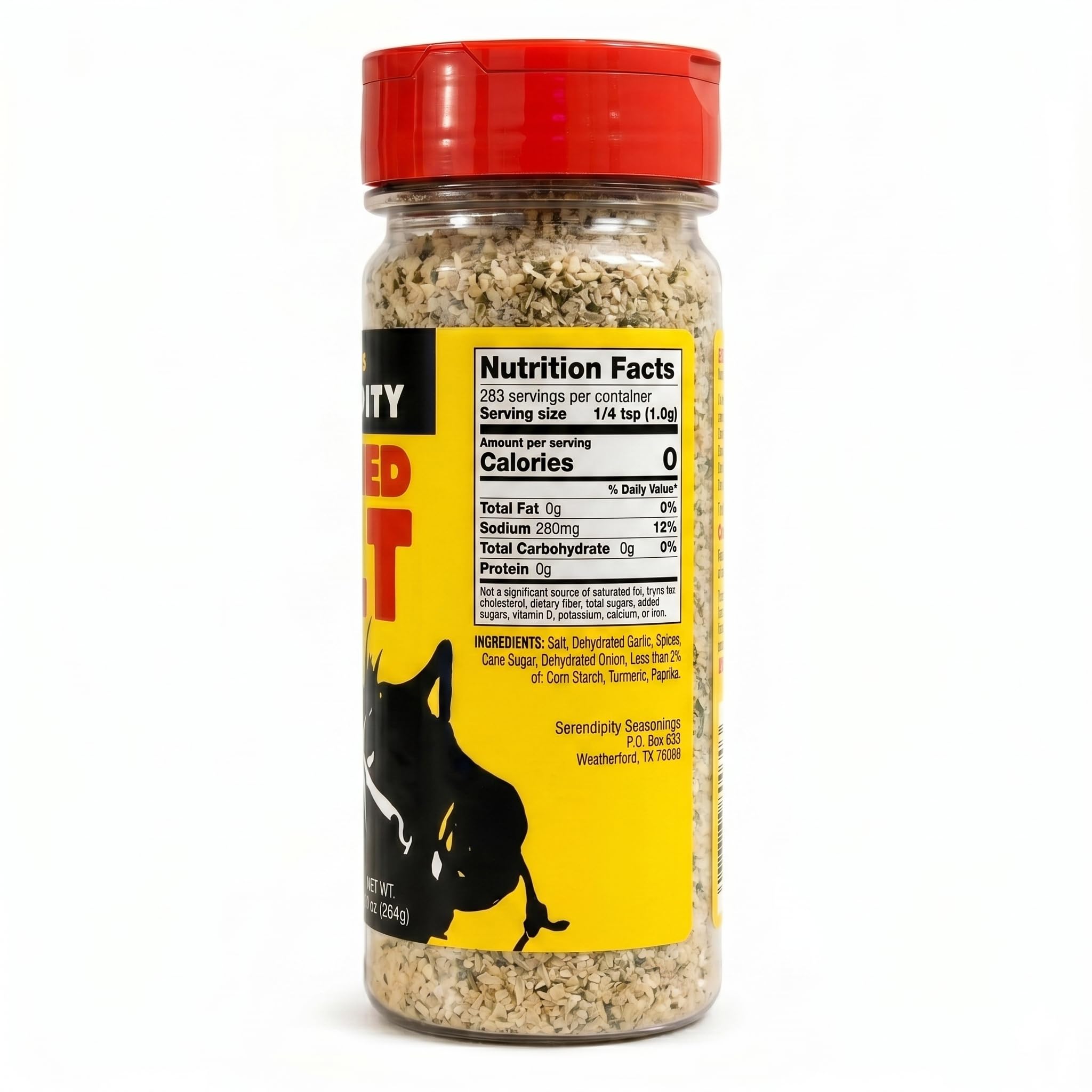 Jess Hall’s Serendipity Seasoned Salt (No MSG) - All Purpose Seasoning for Chicken, Steak & Fries - Restaurant-Style Flavor at Home - Garlic Herb