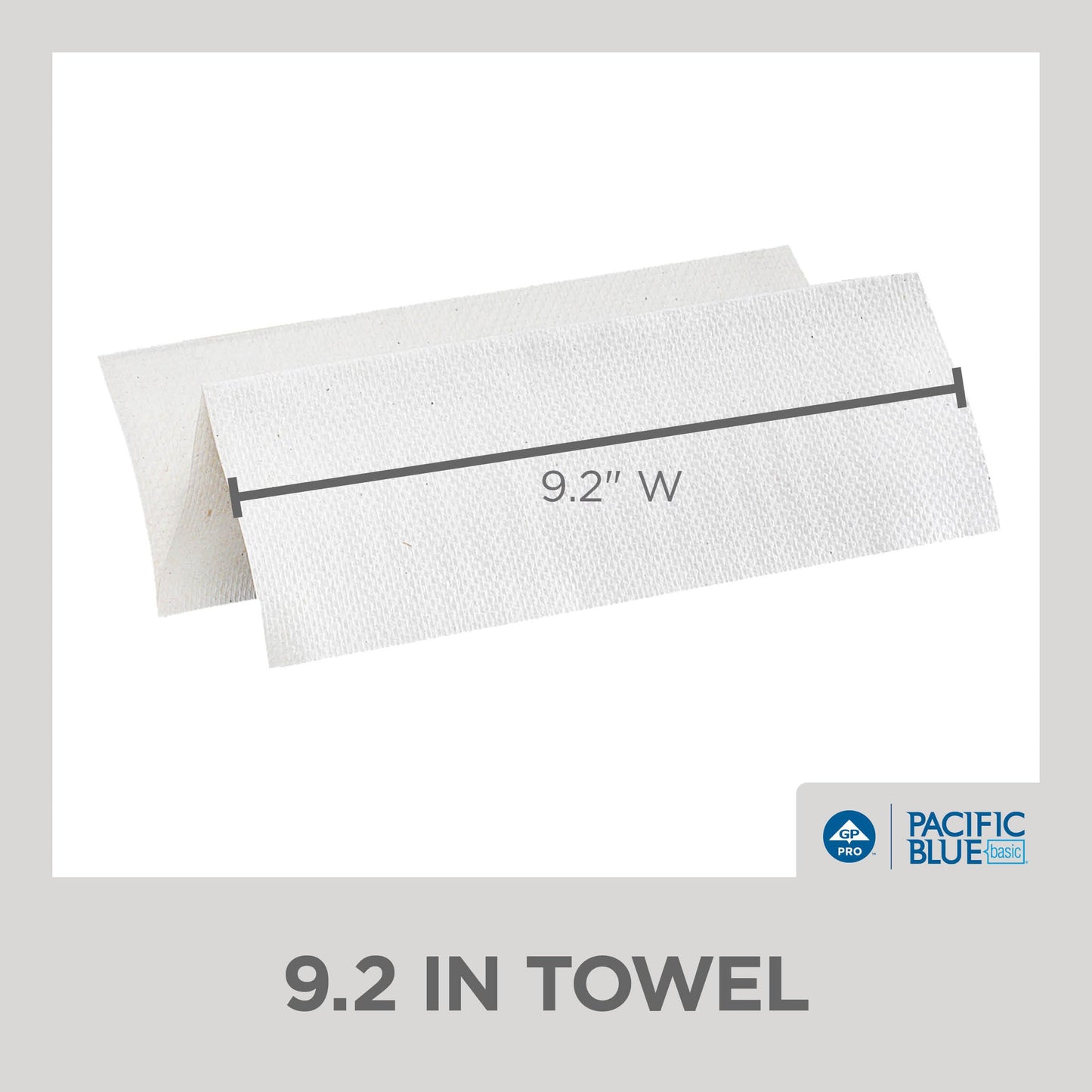 Pacific Blue Basic Multifold Paper Towels by GP PRO (Georgia-Pacific), White, 20204, 250 Towels Per Pack, 16 Packs Per Case, (Case of 16 Packs, 250