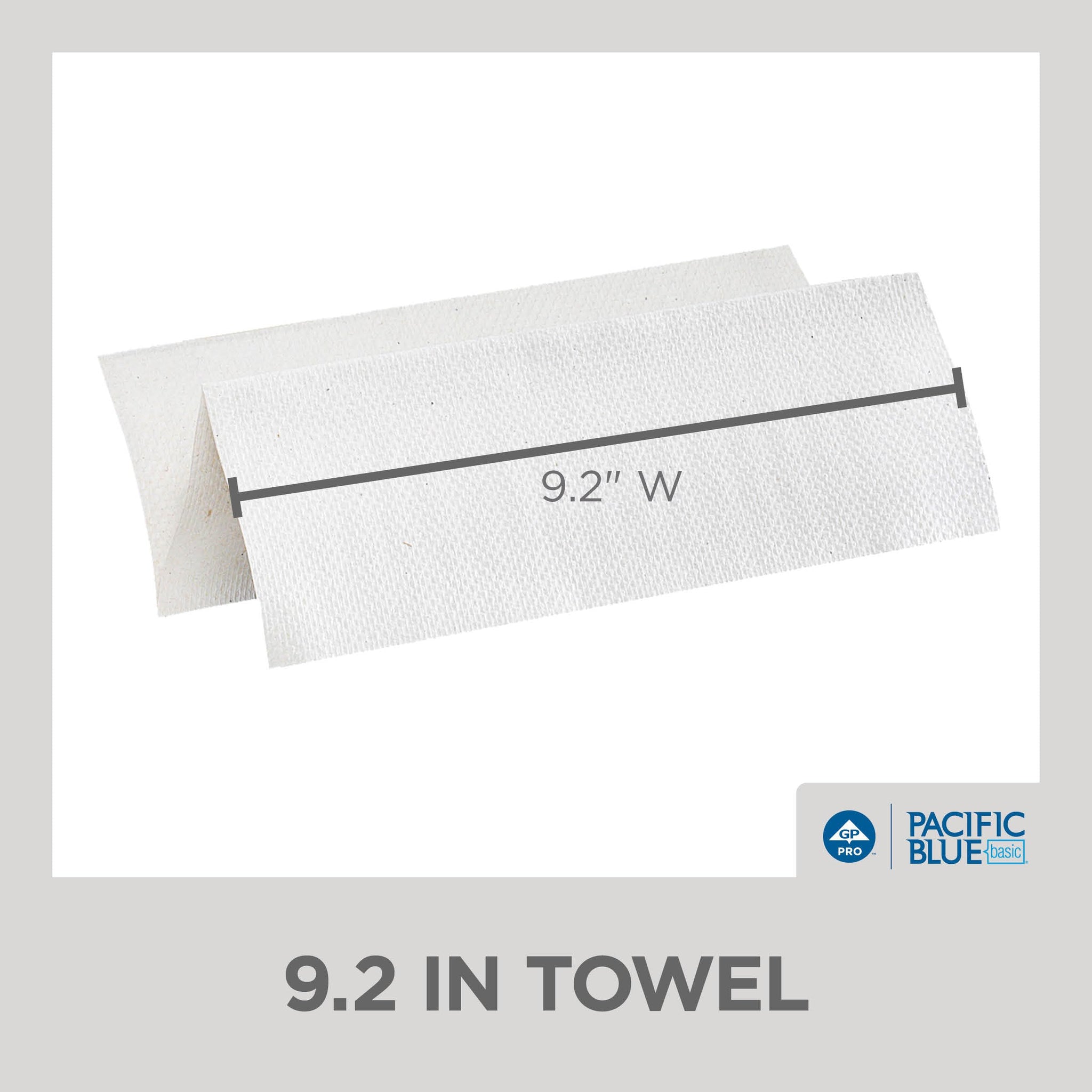 Pacific Blue Basic Multifold Paper Towels by GP PRO (Georgia-Pacific), White, 20204, 250 Towels Per Pack, 16 Packs Per Case, (Case of 16 Packs, 250
