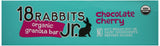 18 Rabbits Jr. Organic Gluten Free Granola Bars, Chocolate Cherry, 1oz (Pack of 16)