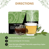 Buddha Teas - Organic Sage Leaf Tea - Herbal Tea - With Vitamins & Minerals - Clean Ingredients - Caffeine Free - OU Kosher - 18 Bleach-Free Tea Bags
