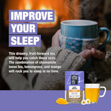 Tiesta Tea - Mango Dreamzzz Chamomile Loose Leaf Herbal Tea, Relaxing Chamomile & Lemongrass Blend, Caffeine-Free, Brew Hot or Iced, Makes Up to 25