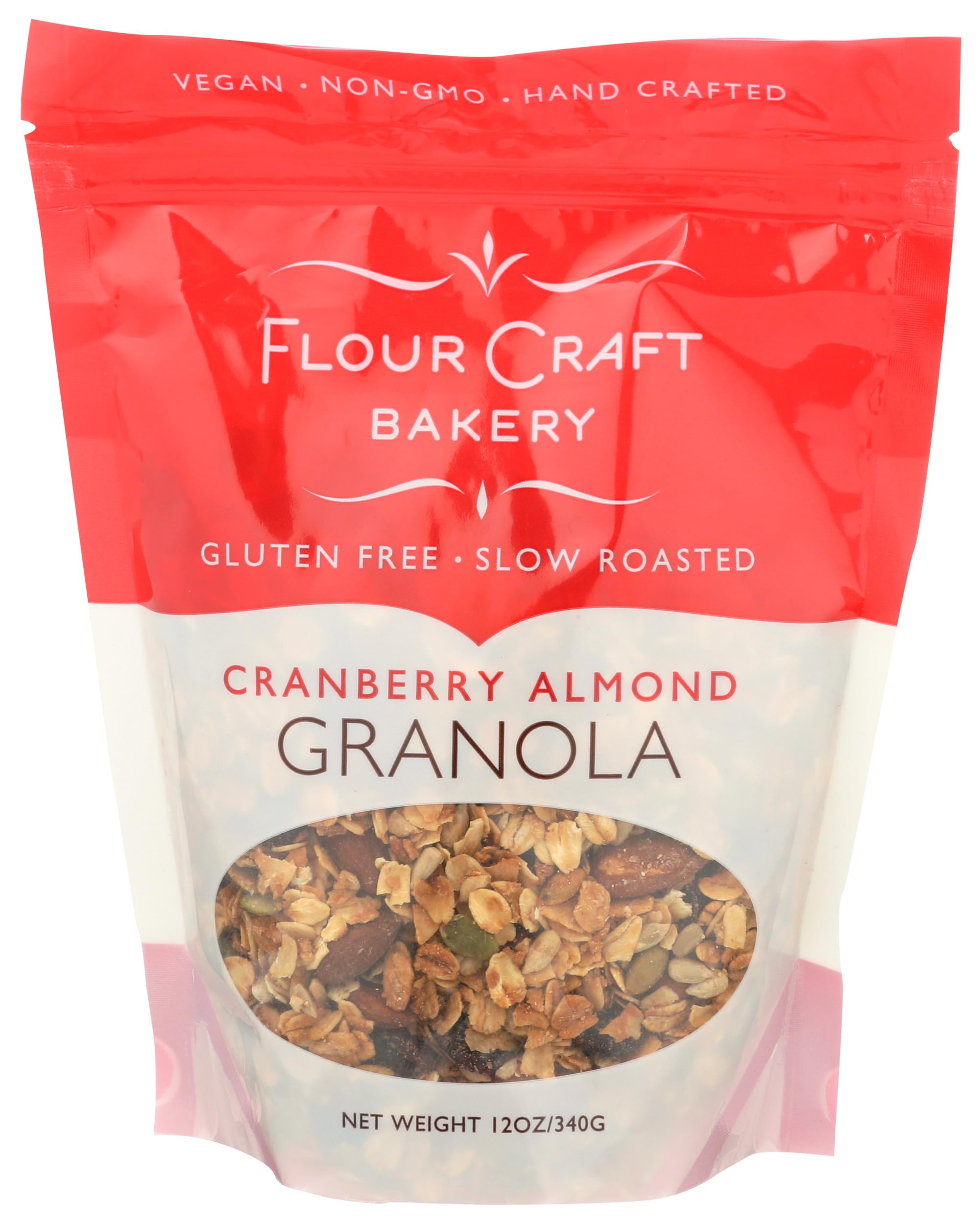 Flour Craft Bakery, Granola Cranberry Almond, 12 Ounce
