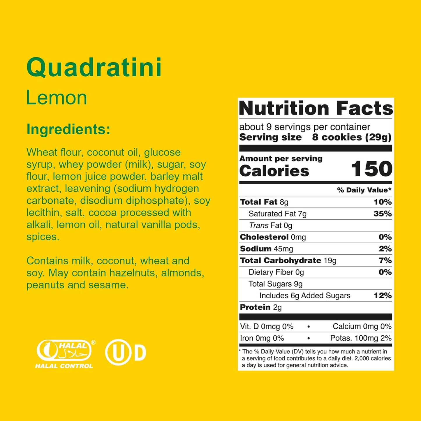Loacker Quadratini Fruity Variety Pack Wafer Cookies LARGE - Mix of Lemon, Vanilla, and Raspberry Yogurt - Premium Crispy Bite Size Wafers - LARGE