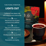 The Tea Spot Organic Lights Out Tea with Valerian Root Relaxation | Blend of Hibiscus, Peppermint, Chamomile, Lavender, Licorice Root & Valerian Root