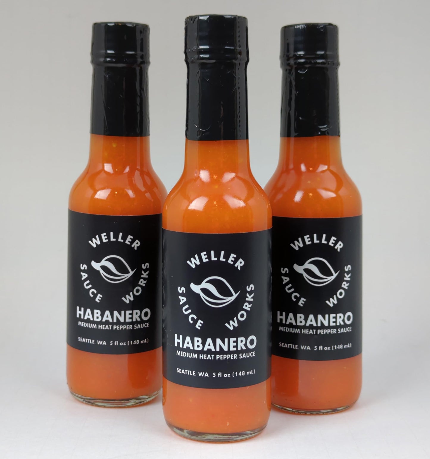 Weller Sauce Works Medium Heat Habanero Pepper Sauce 5 oz - 3 Pack