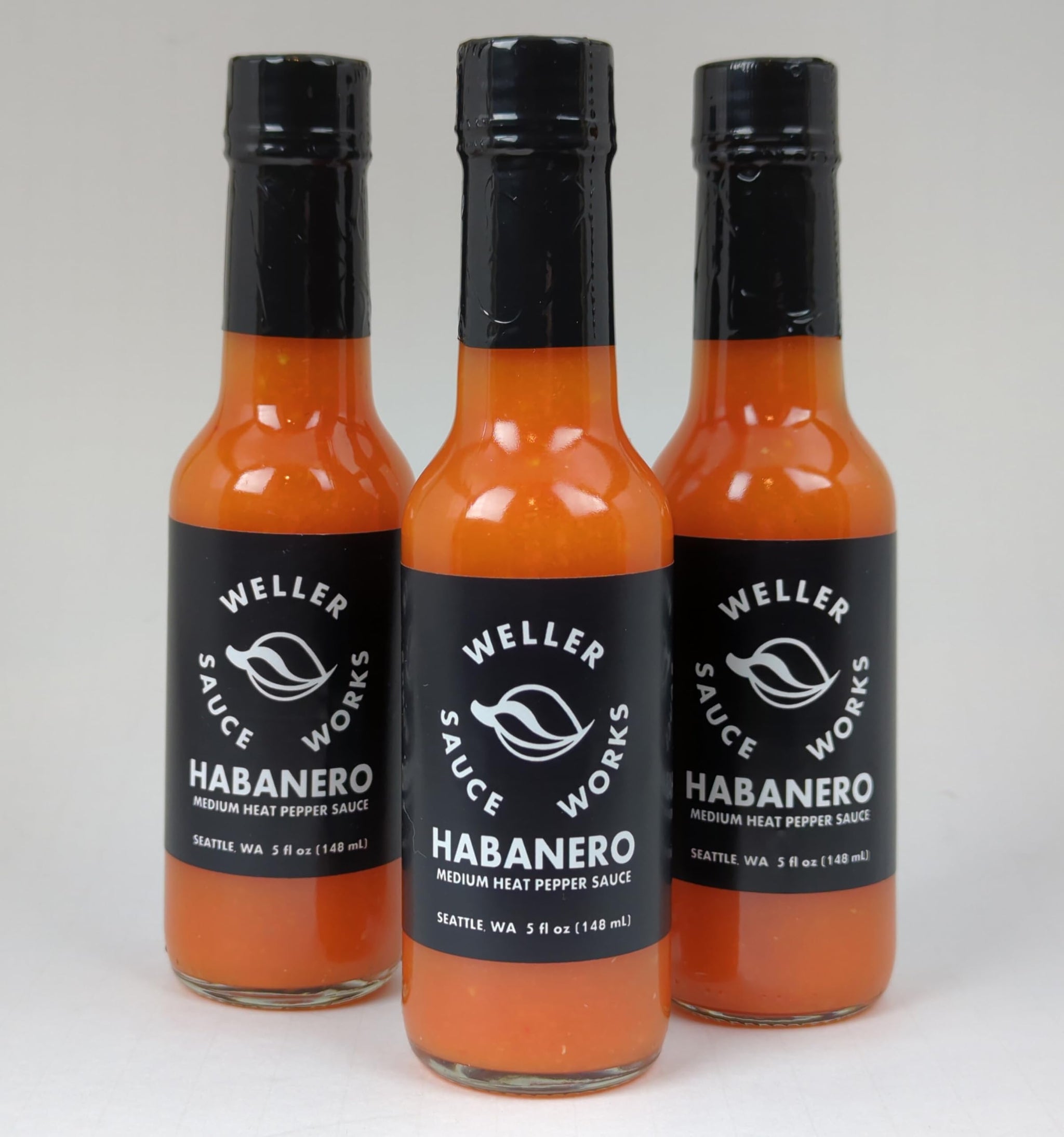 Weller Sauce Works Medium Heat Habanero Pepper Sauce 5 oz - 3 Pack