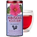 The Republic of Tea, Hibiscus Blueberry Superflower Herbal Tea, 36 Tea Bag Tin