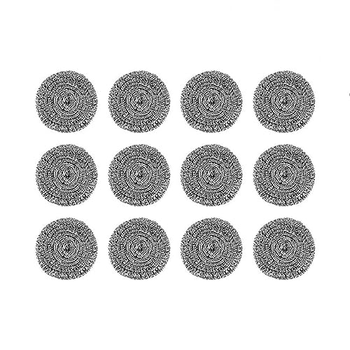 DKKO Stainless Steel Scourers Cleaning Ball Metal Scouring Pads for Kitchens Bathroom Steel Scrubber to Cleaning Dishes Pots Pans Ovens Grills - Pack