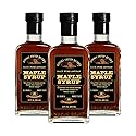 Lincoln County Reserve 100% Pure Maple Syrup with Robust Taste, 100% Pure Artisan Maple Syrup, Made in the USA,12 oz Glass Bottle 3 Pack
