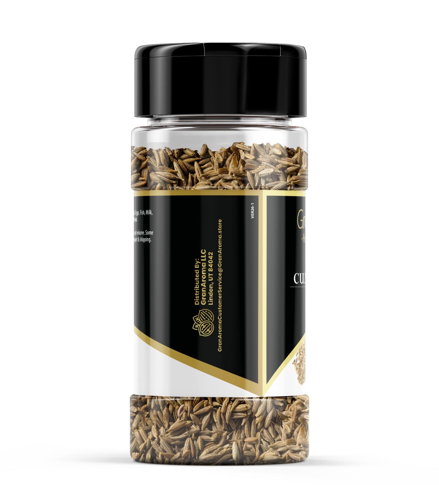 GranAroma Cumin Seeds, Meats & Sauces, Earthy & Warm Flavor (3.52 Ounce)