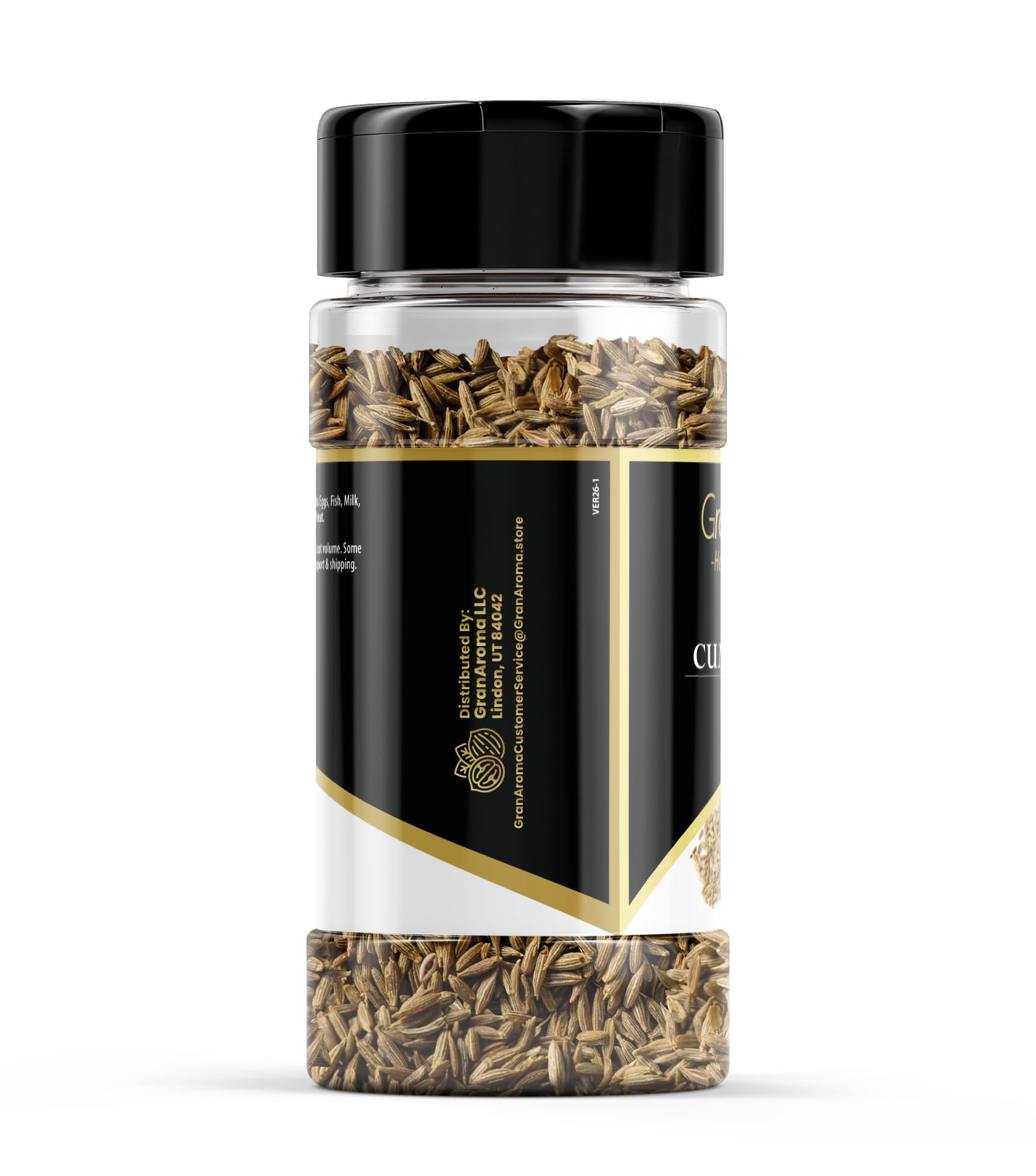 GranAroma Cumin Seeds, Meats & Sauces, Earthy & Warm Flavor (3.52 Ounce)