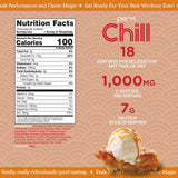 Perk Chill Drink Mix (Caramel Apple Pie) 18 Servings - Calming Melatonin-Free Nighttime Sleep Aid Support with Magnesium & L-Glycine, Gluten-Free