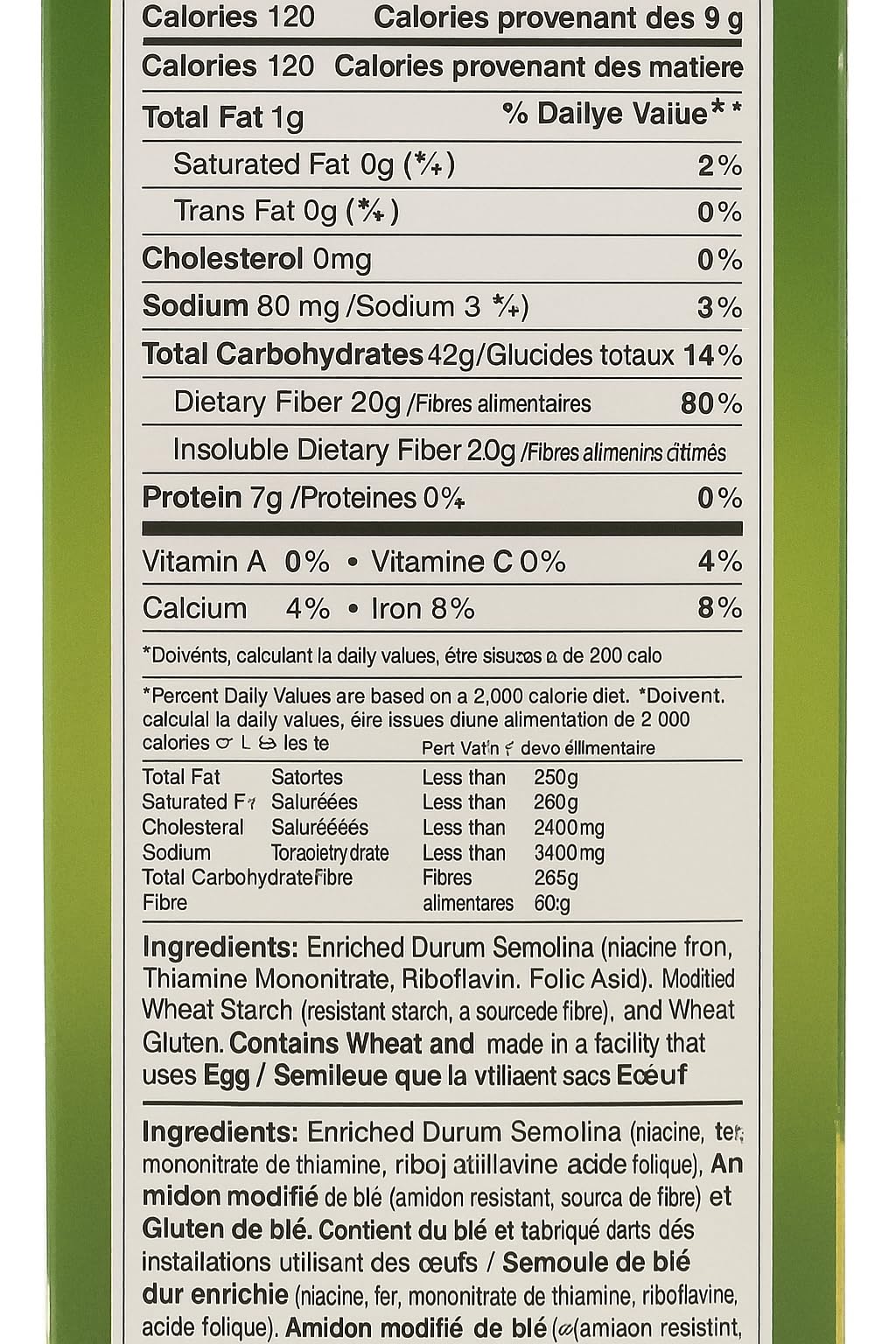 Fiber Gourmet Light Penne -- 8 oz