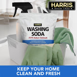 Harris Washing Soda, Sodium Carbonate, Laundry Booster and Multipurpose Cleaner, No Additives or Fragrances, 10lb