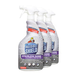 Invisible Shield Stainless Steel Cleaner & Protector with Hydrogen Peroxide - 32 fl. oz by UNELKO- Clean-X 3 pack