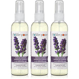 Natural Flower Power Air Freshener Spray - Odor Eliminator with Essential Oils for the Home, Car & Fabric - Cruelty Free & Vegan - 3 Pack - Lavender